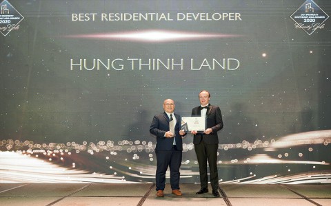 Hưng Thịnh land nhận giải thưởng nhà phát triển bất động sản nhà ở tốt nhất Đông Nam Á  2020